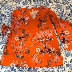 Free People Orange Dress